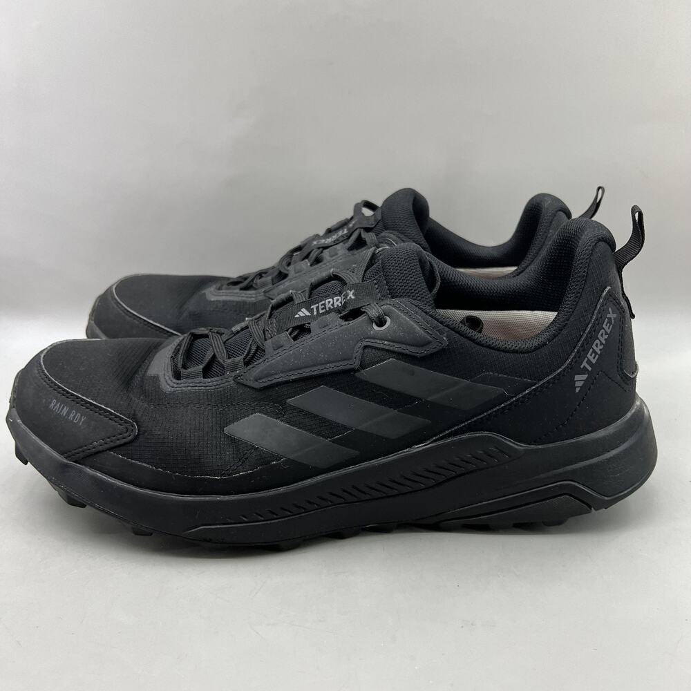adidas Terrex Anylander Rain.RDY Shoes Men Size 13 Black Trail Comfort Sneakers - Picture 3 of 8